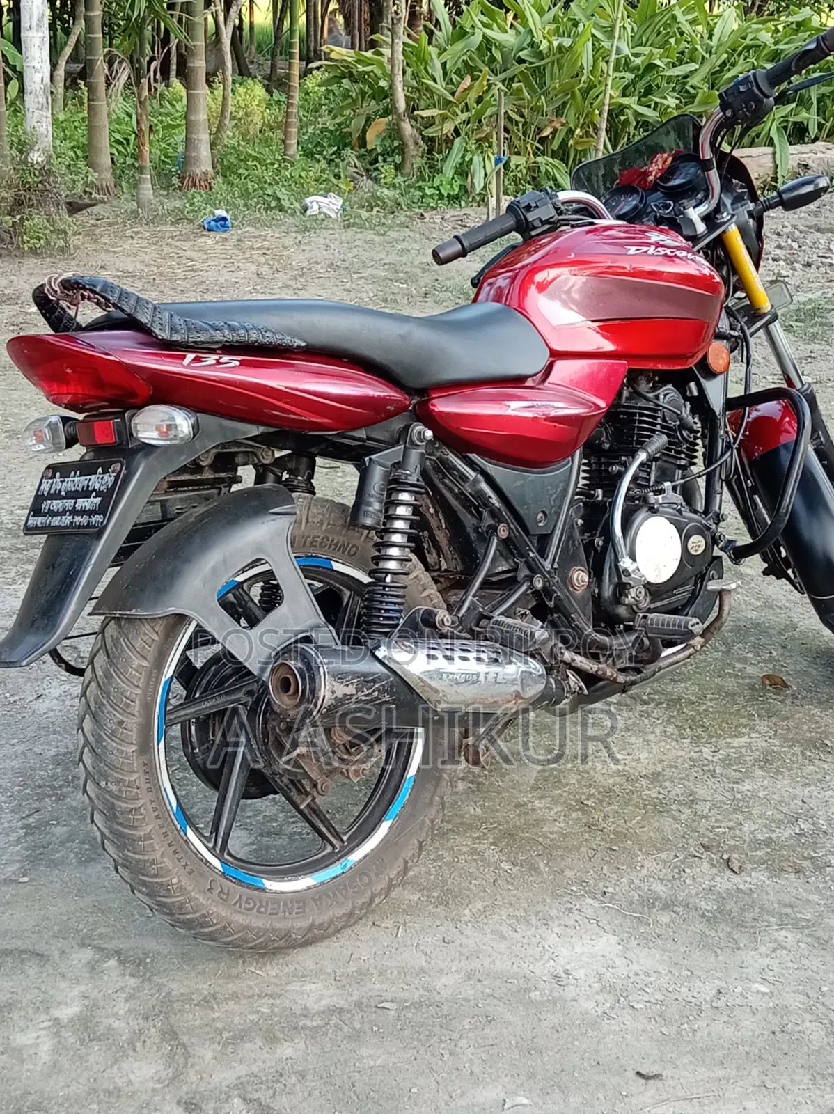 Bajaj Discover 135 2014 লাল