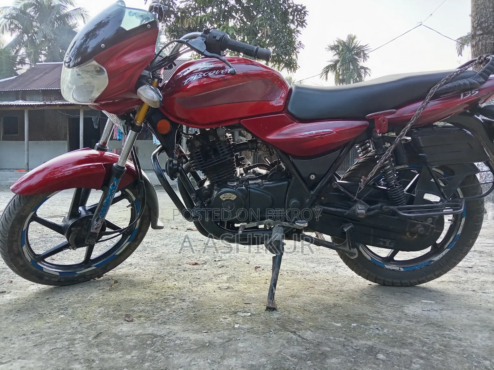 Bajaj Discover 135 2014 লাল