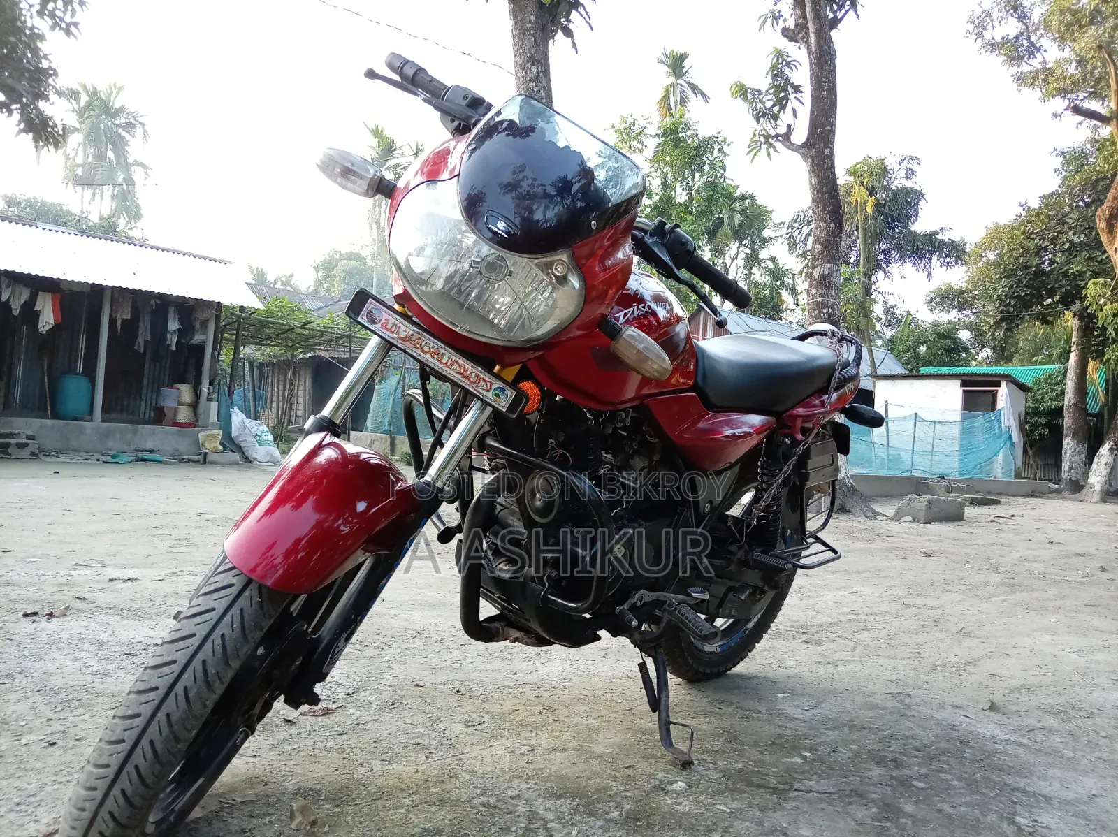 Bajaj Discover 135 2014 লাল