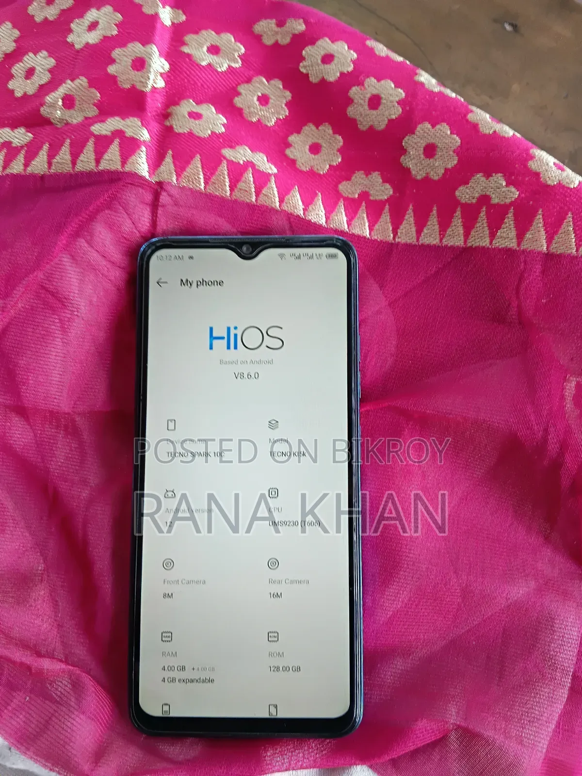 Tecno Spark 10C 128 GB Blue