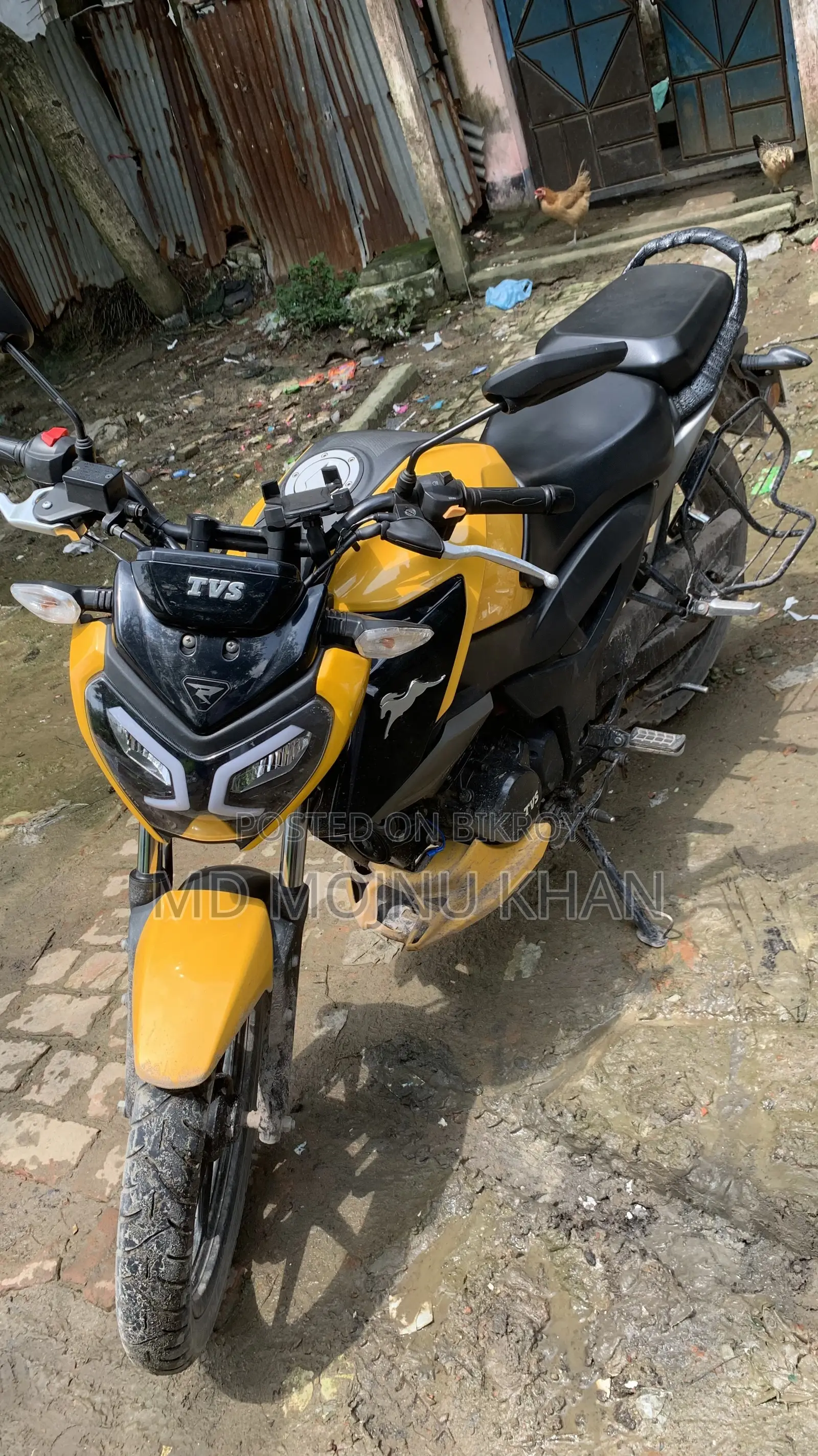 টিভিএস রাইডার ১২৫ ২০২২ হলুদ