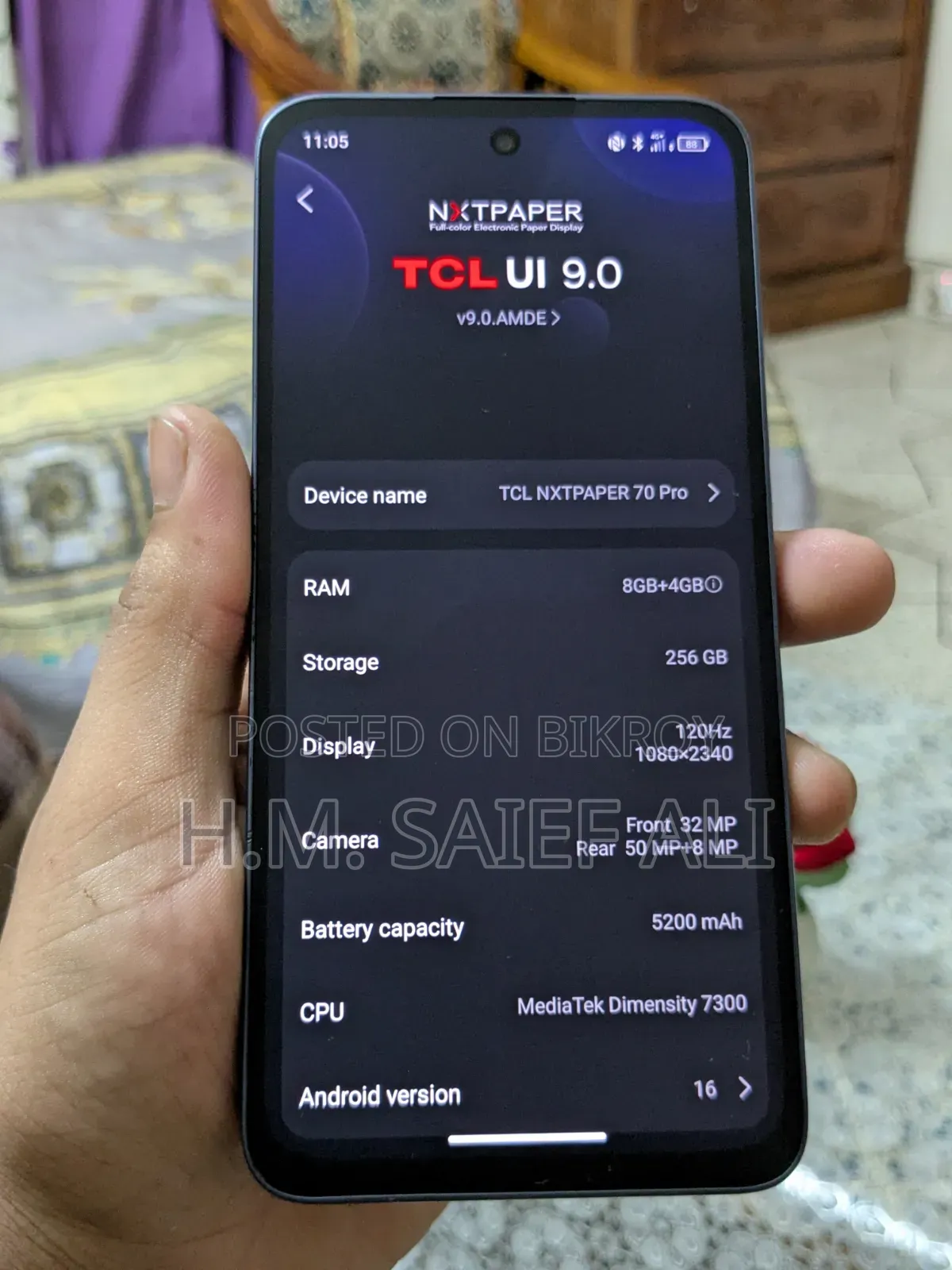 TCL 256 GB Blue