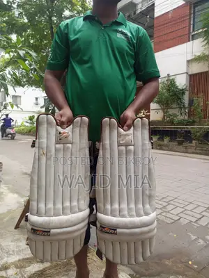 Cricket Larson Batting Pads, Helmet