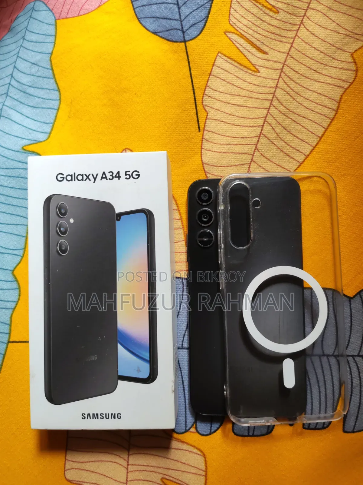 স্যামসাং গ্যালাক্সি এ৩৪ ৫জি ১২৮ জিবি ব্ল্যাক