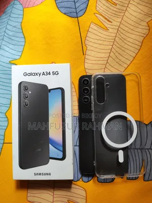 স্যামসাং গ্যালাক্সি এ৩৪ ৫জি ১২৮ জিবি ব্ল্যাক