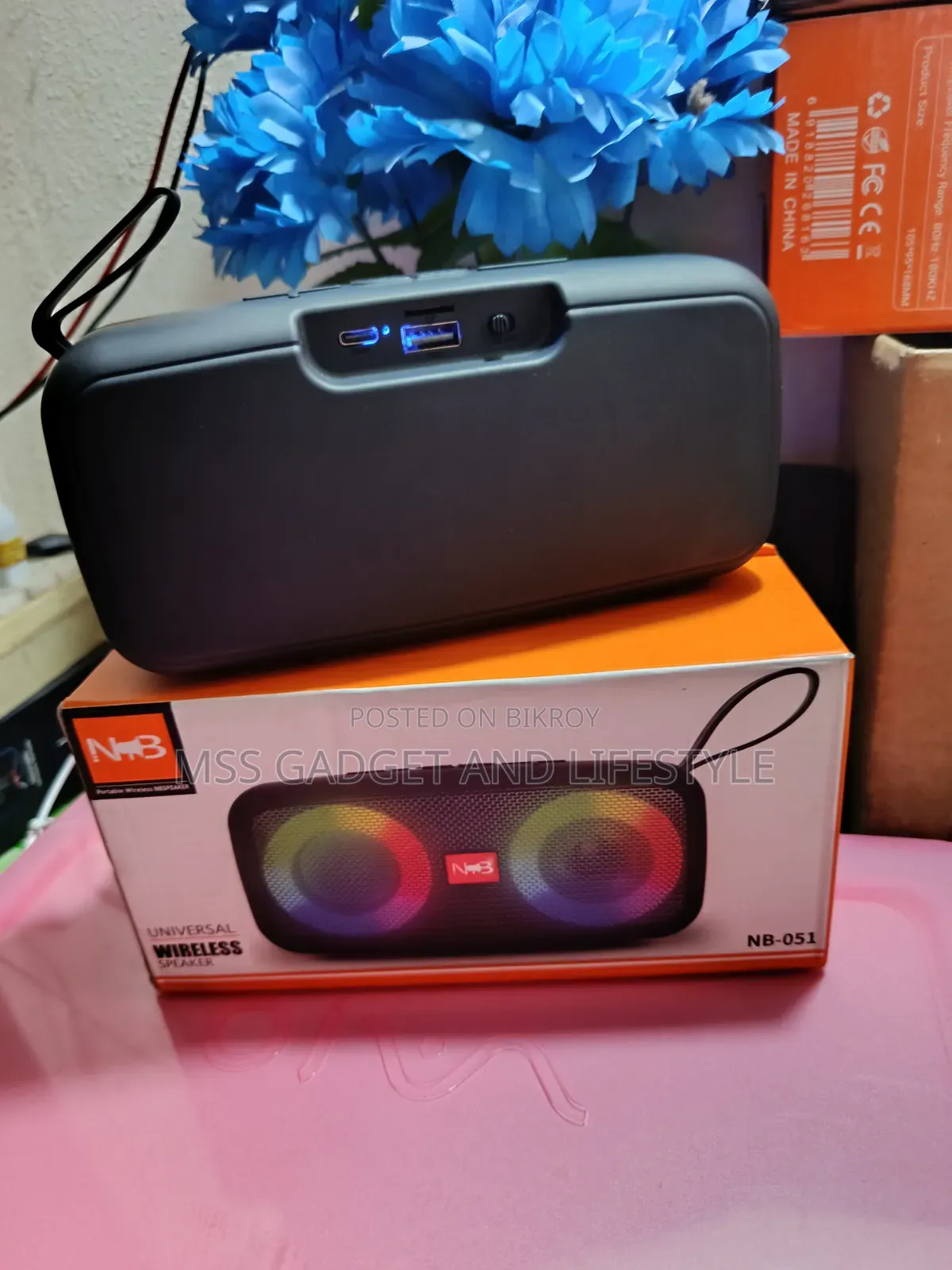 NB 051 Portable Bluetooth Speaker High Quality.