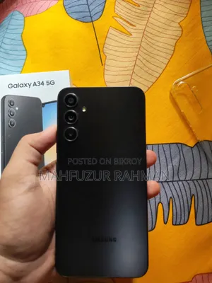 স্যামসাং গ্যালাক্সি এ৩৪ ৫জি ১২৮ জিবি ব্ল্যাক