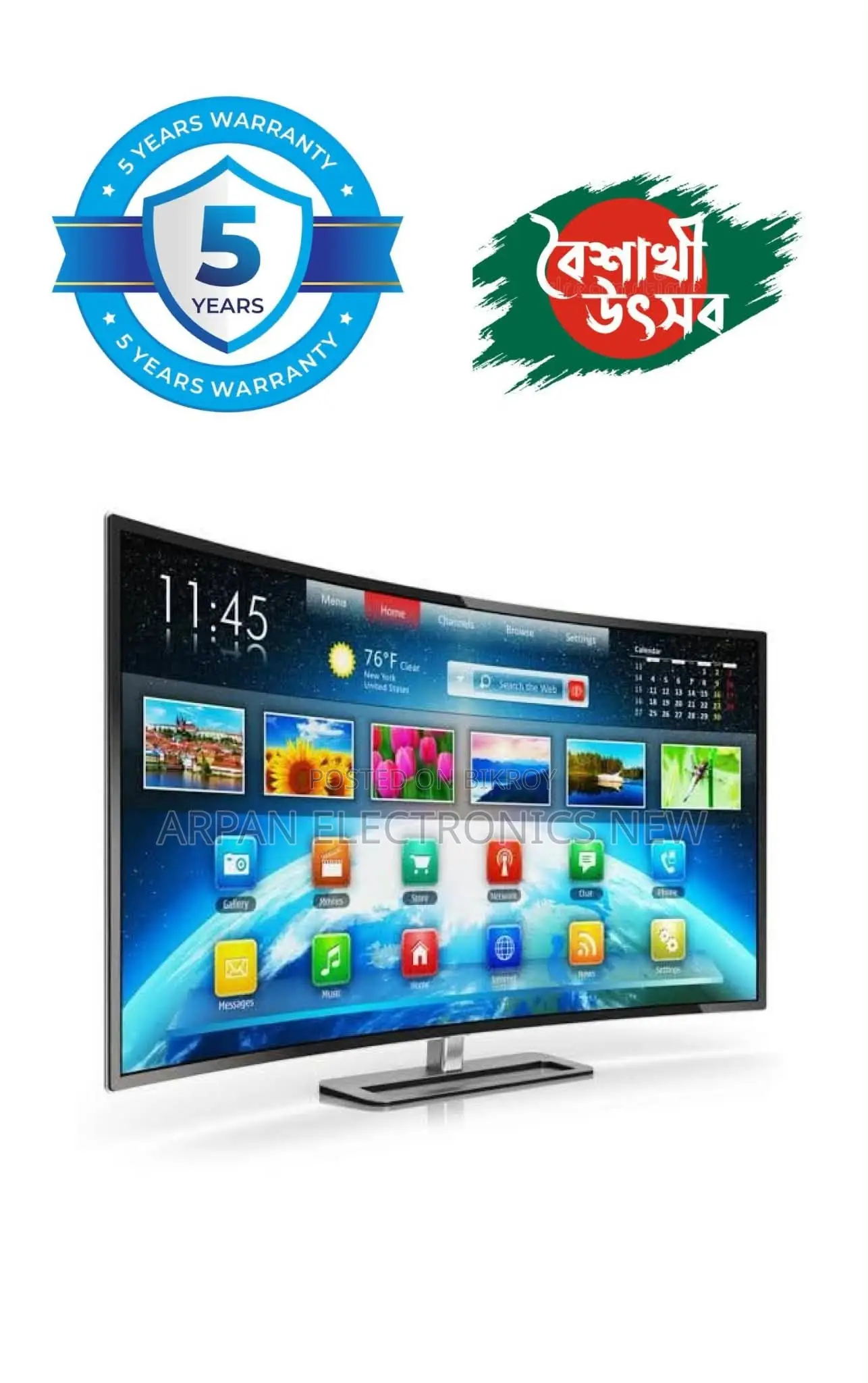32'' Inch 4K UHD Display – Ultra Clear and Detailed Visuals
