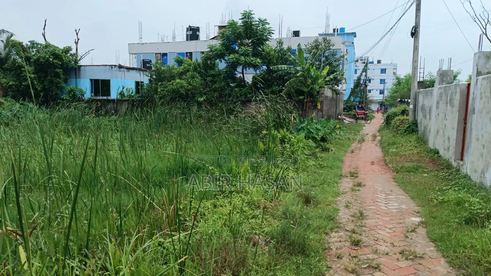 4 katha land for sale at plot no. 6 on the right entering Ibrahim Road, Krishnanagar/Fatehabag