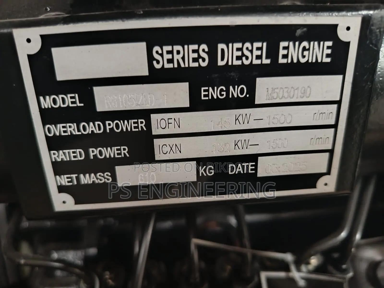 Brand New 150KVA Ricardo Diesel Generator Zhongling Controller