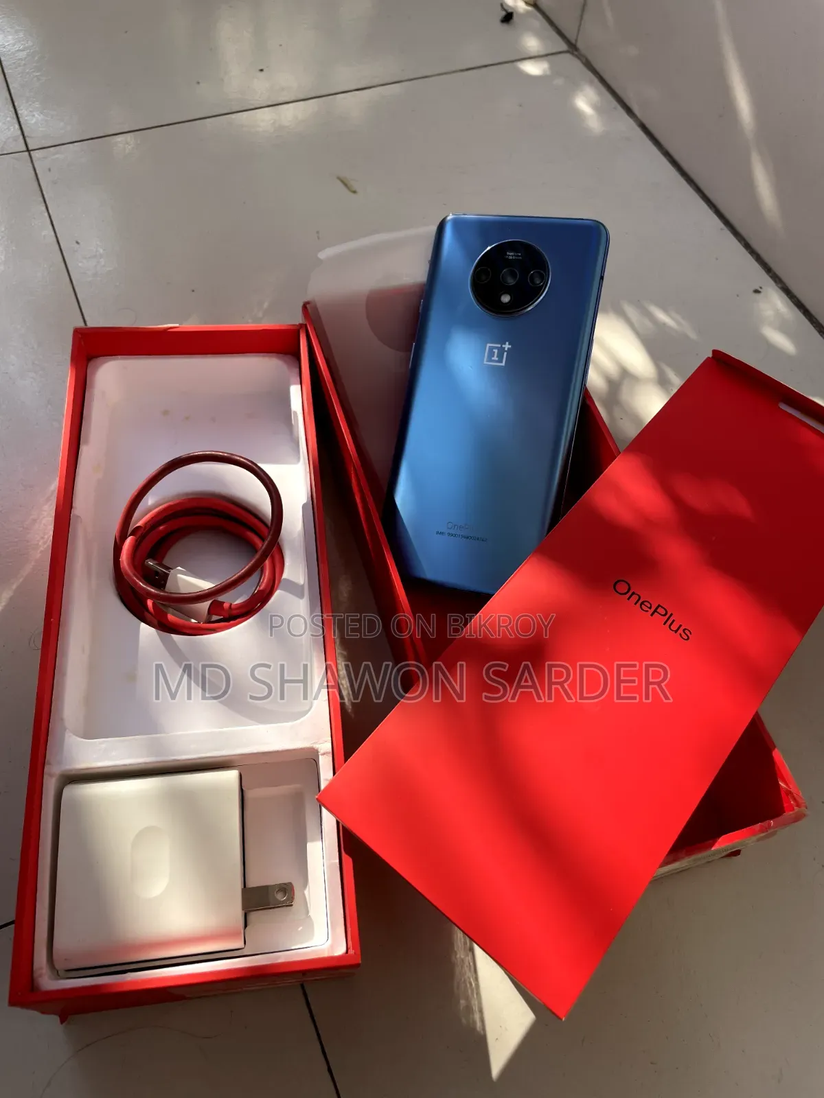 ওয়ানপ্লাস ৭টি ১২৮ জিবি ব্লু