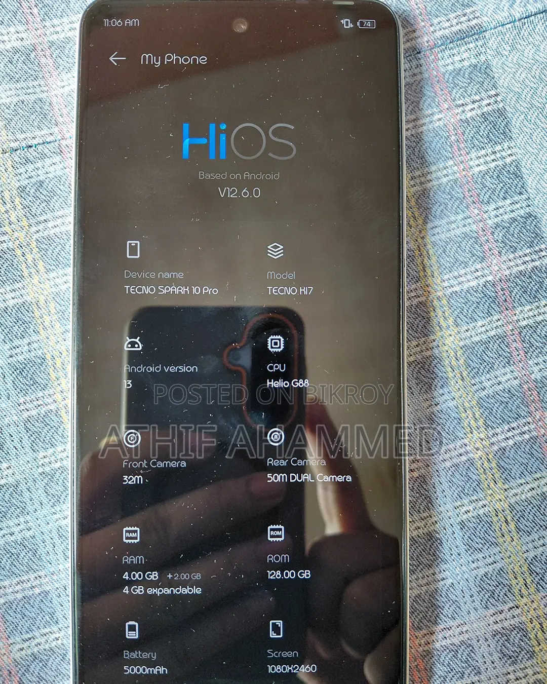 টেকনো স্পার্ক ১০ প্রো ১২৮ জিবি