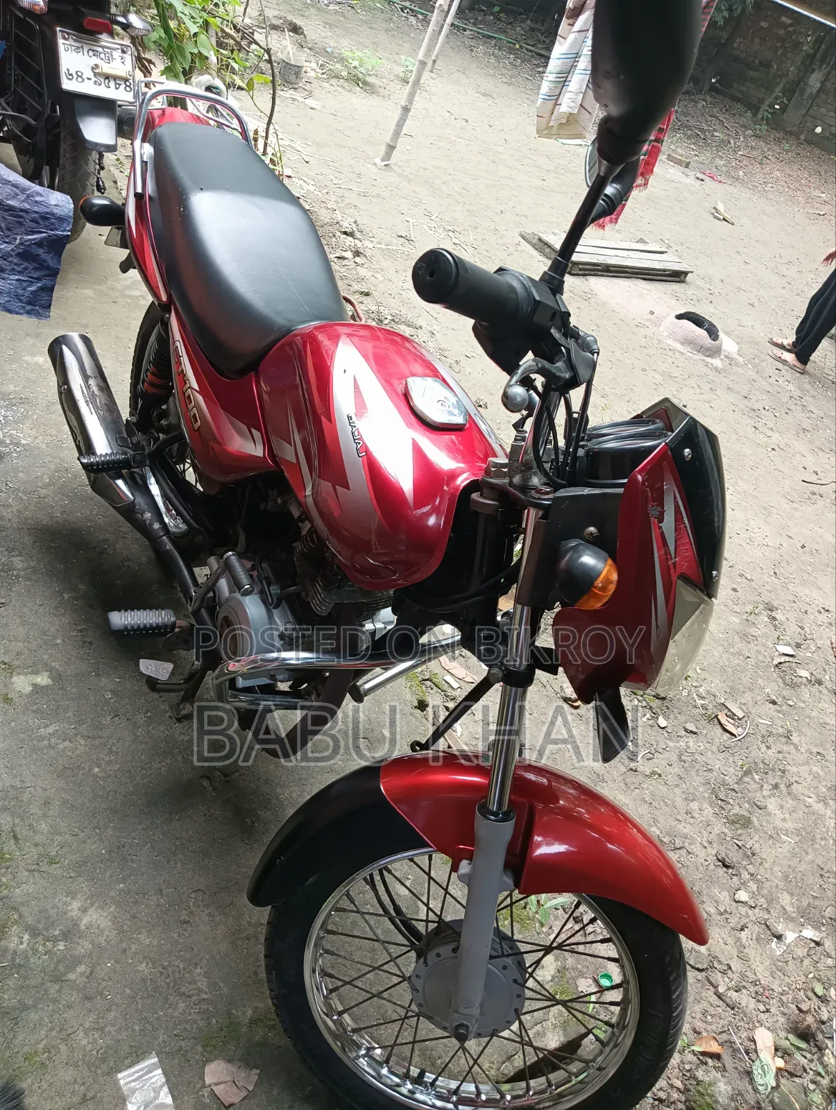 বাজাজ সিটি ১০০ ২০১৭ রেড