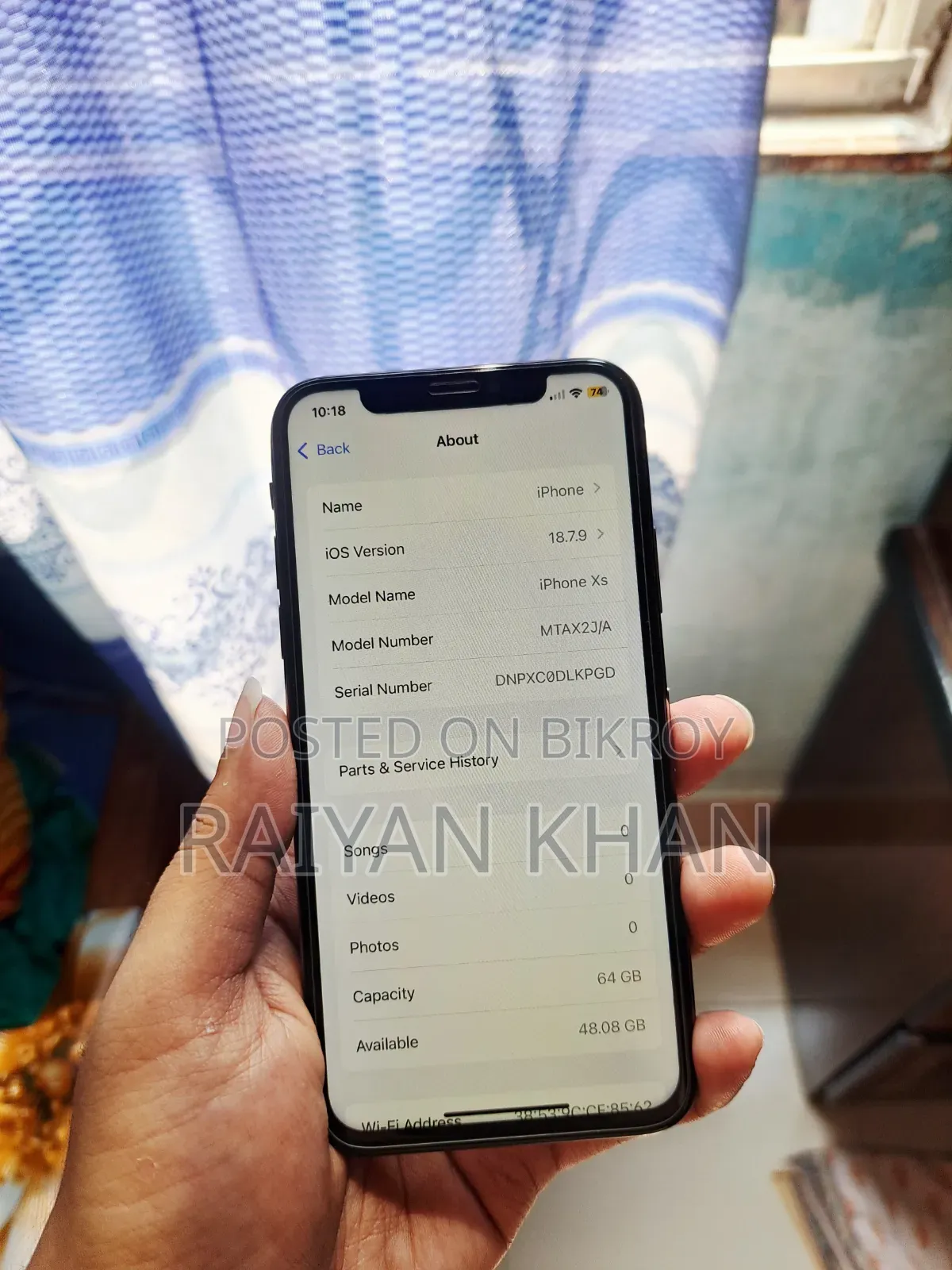 অ্যাপল আইফোন এক্সএস ৬৪ জিবি রোজ গোল্ড