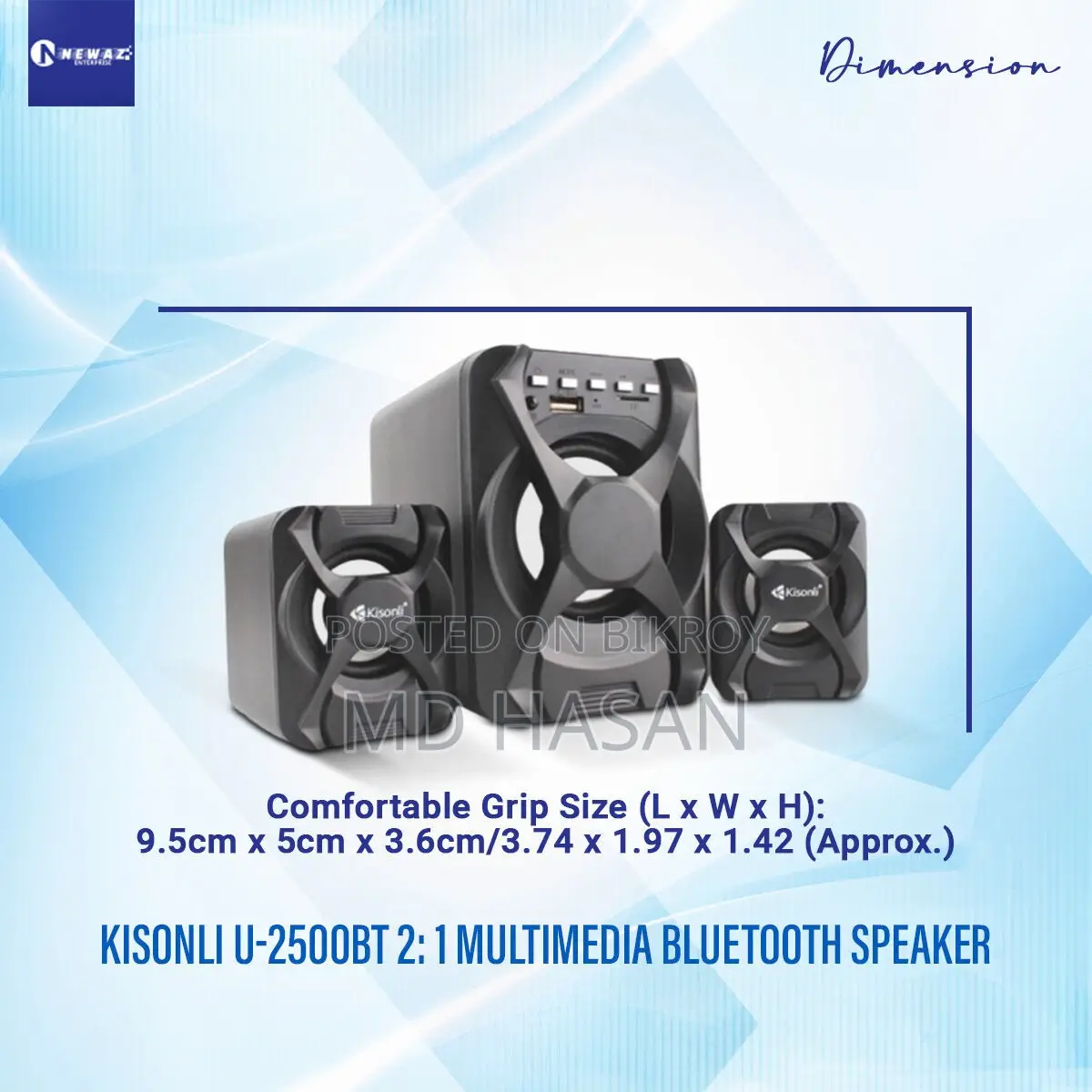 Kisonli U-2500bt 2:1 Multimedia