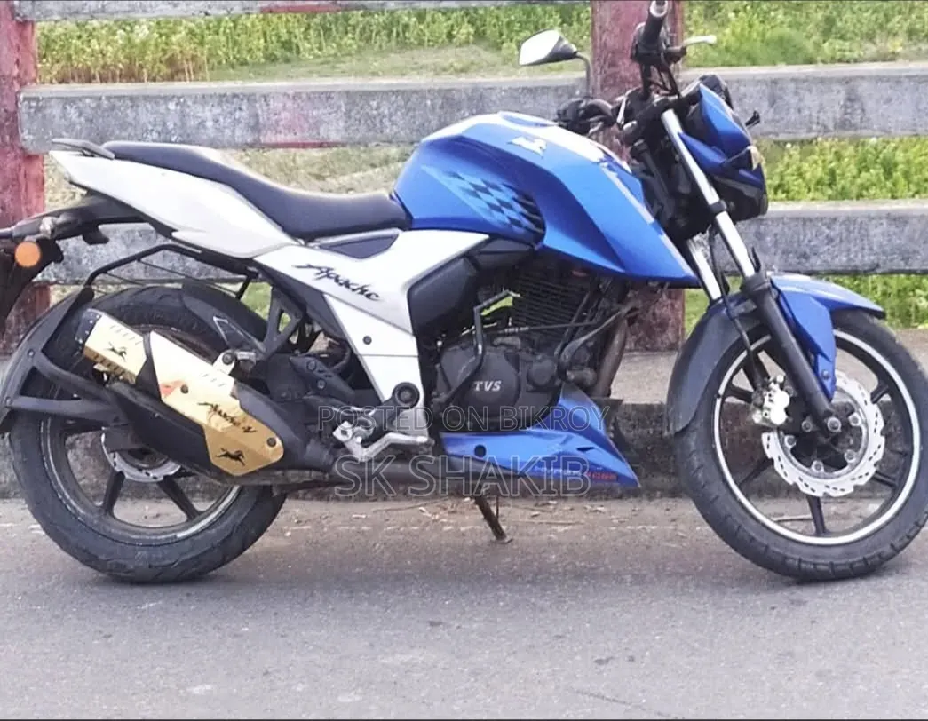 TVS Apache RTR 160 4V 2019 Blue