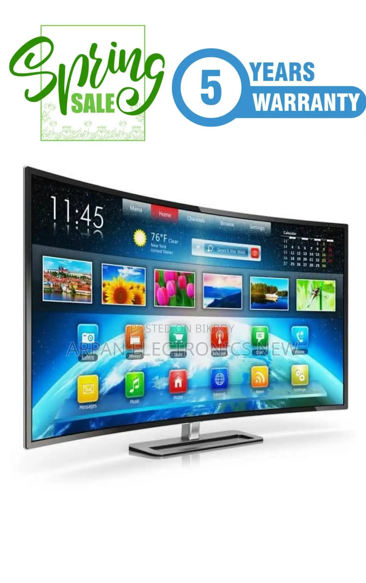 Smart Android LED TV Sony Plus 32'' Inch