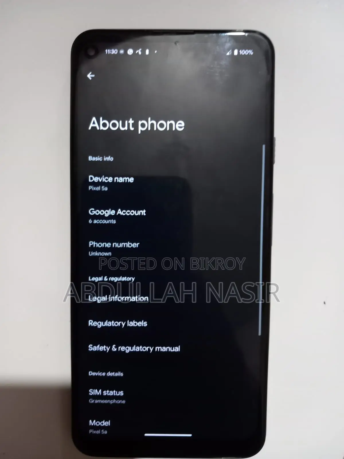 Google Pixel 5a 5G 128 GB Green