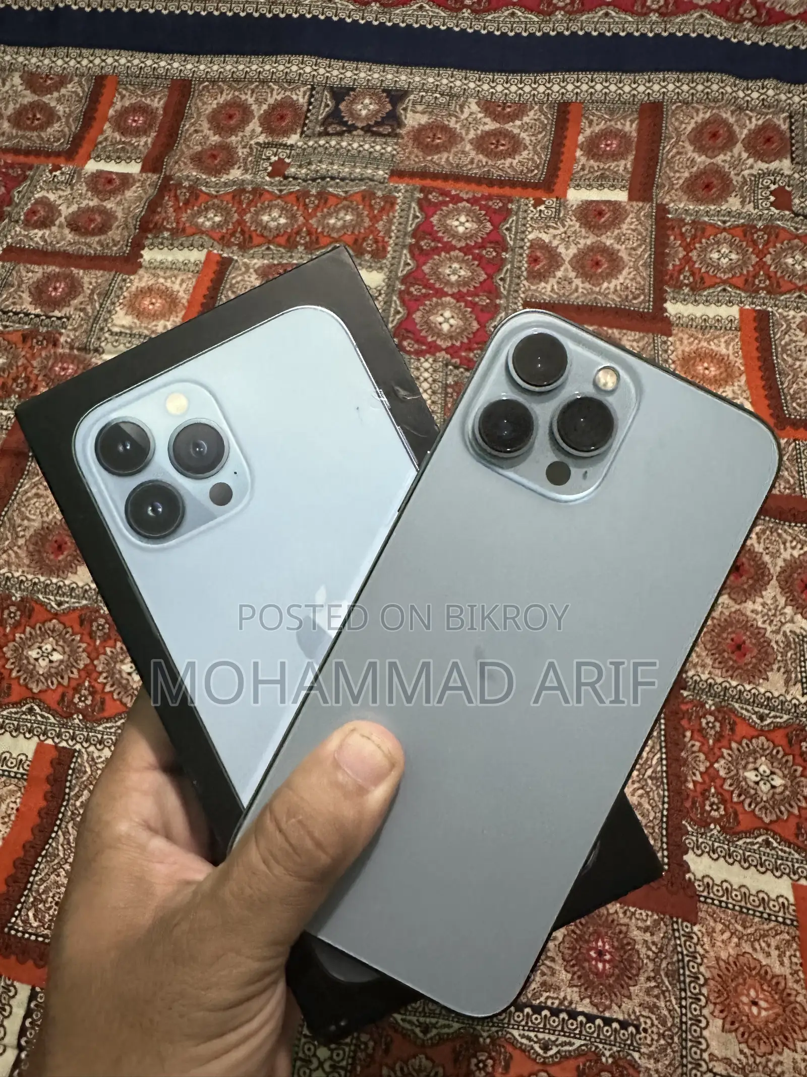 অ্যাপল আইফোন ১৩ প্রো ম্যাক্স ২৫৬ জিবি ব্লু