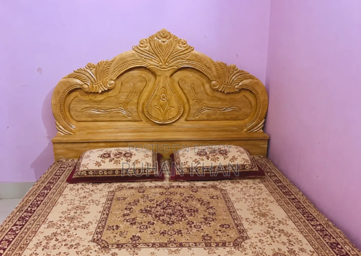 Teak Wood Bed 6/7 Feet