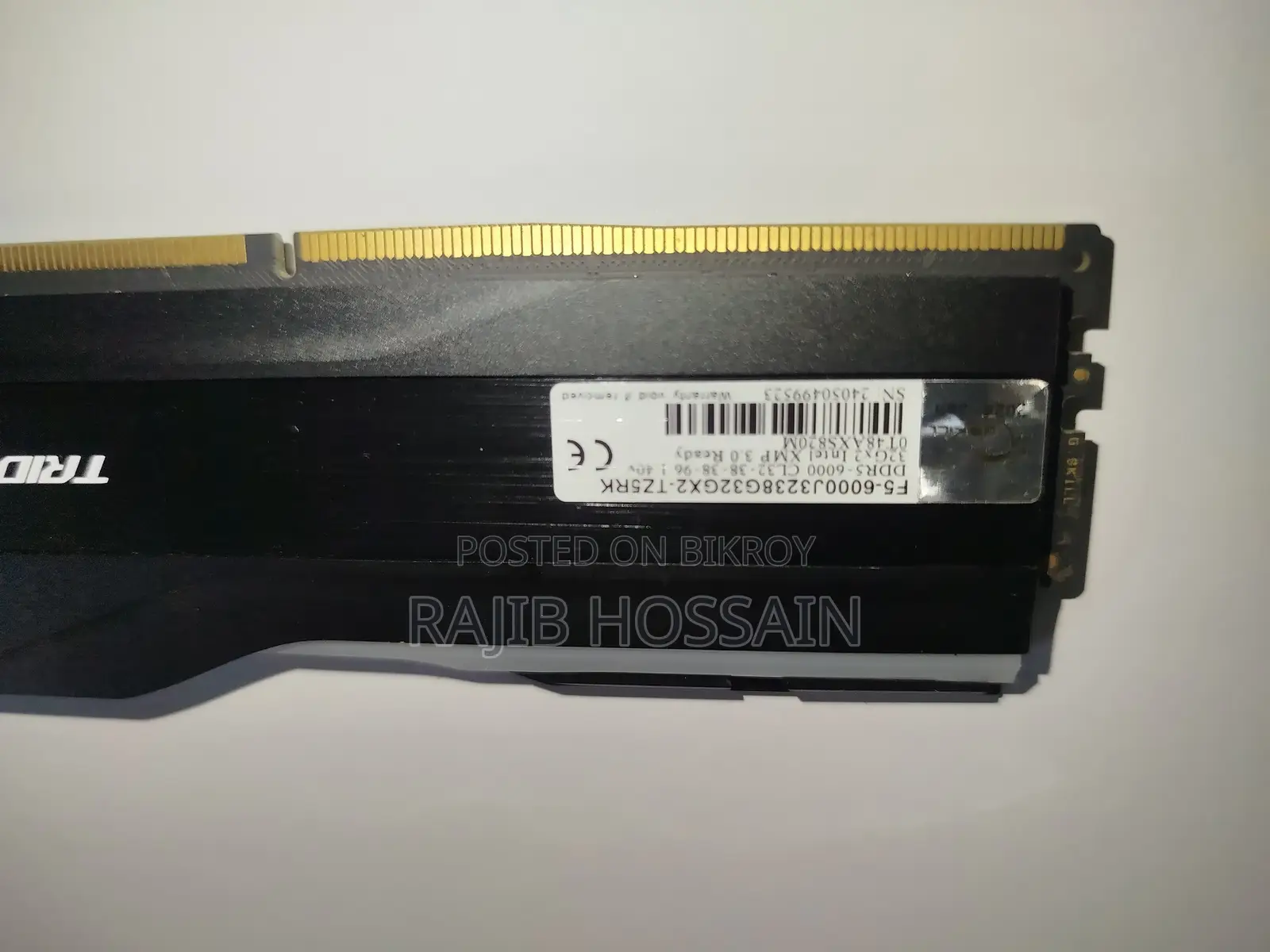 G.Skill Trident Z5 RGB 32GB DDR5 6000MHz Desktop RAM