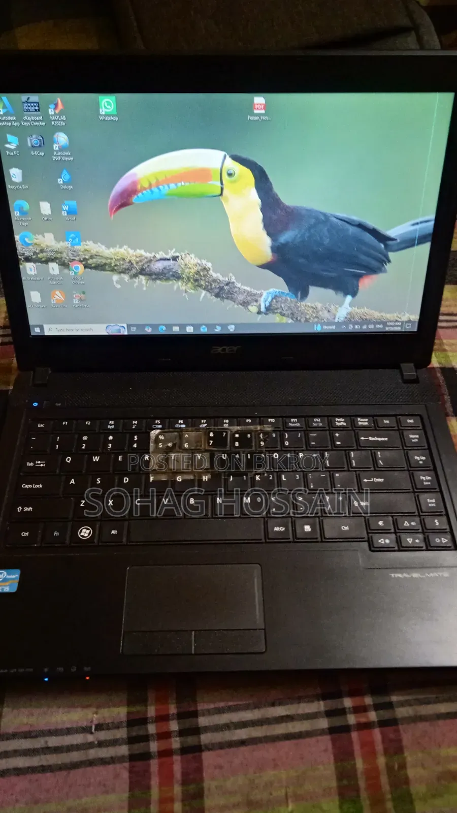 Laptop Acer TravelMate P243 8GB Intel Core i5 SSD 128GB