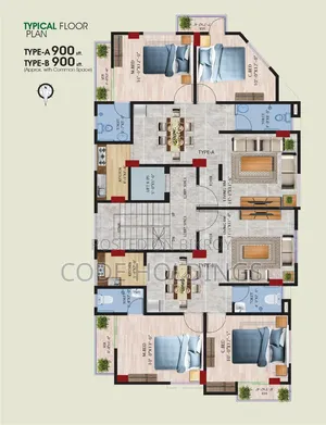 3 Bedroom Apartment in Pirerbagh, Mirpur for Sale