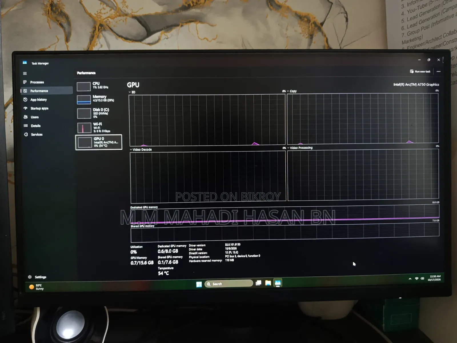 Desktop Computer Asus 16GB AMD Ryzen 5 SSD 512GB