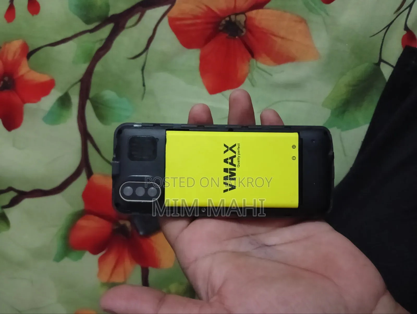 ভিম্যাক্স ভি১৭ প্রো ম্যাক্স ১২৮ জিবি কালো