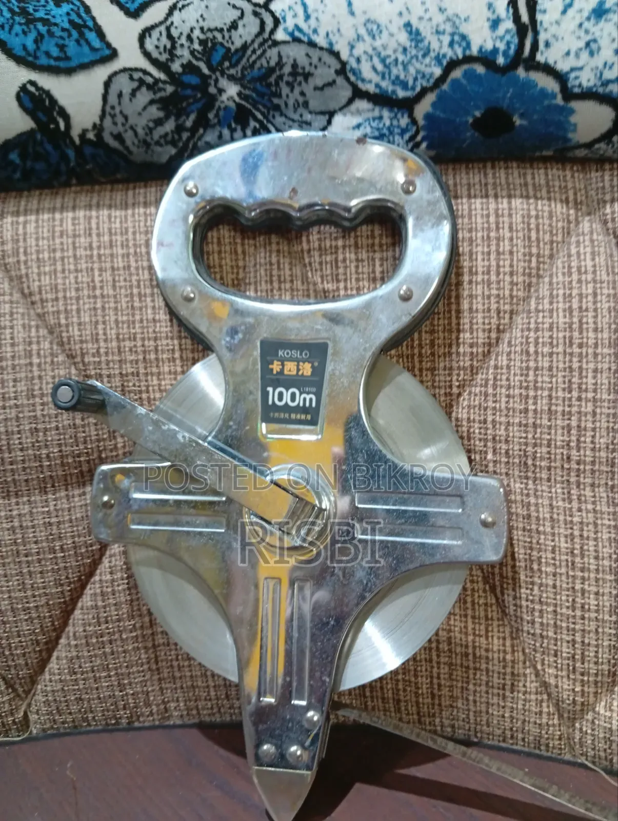 KOSLO 100m Heavy-Duty Steel Measuring Tape (100 Meter MeasurementTape)