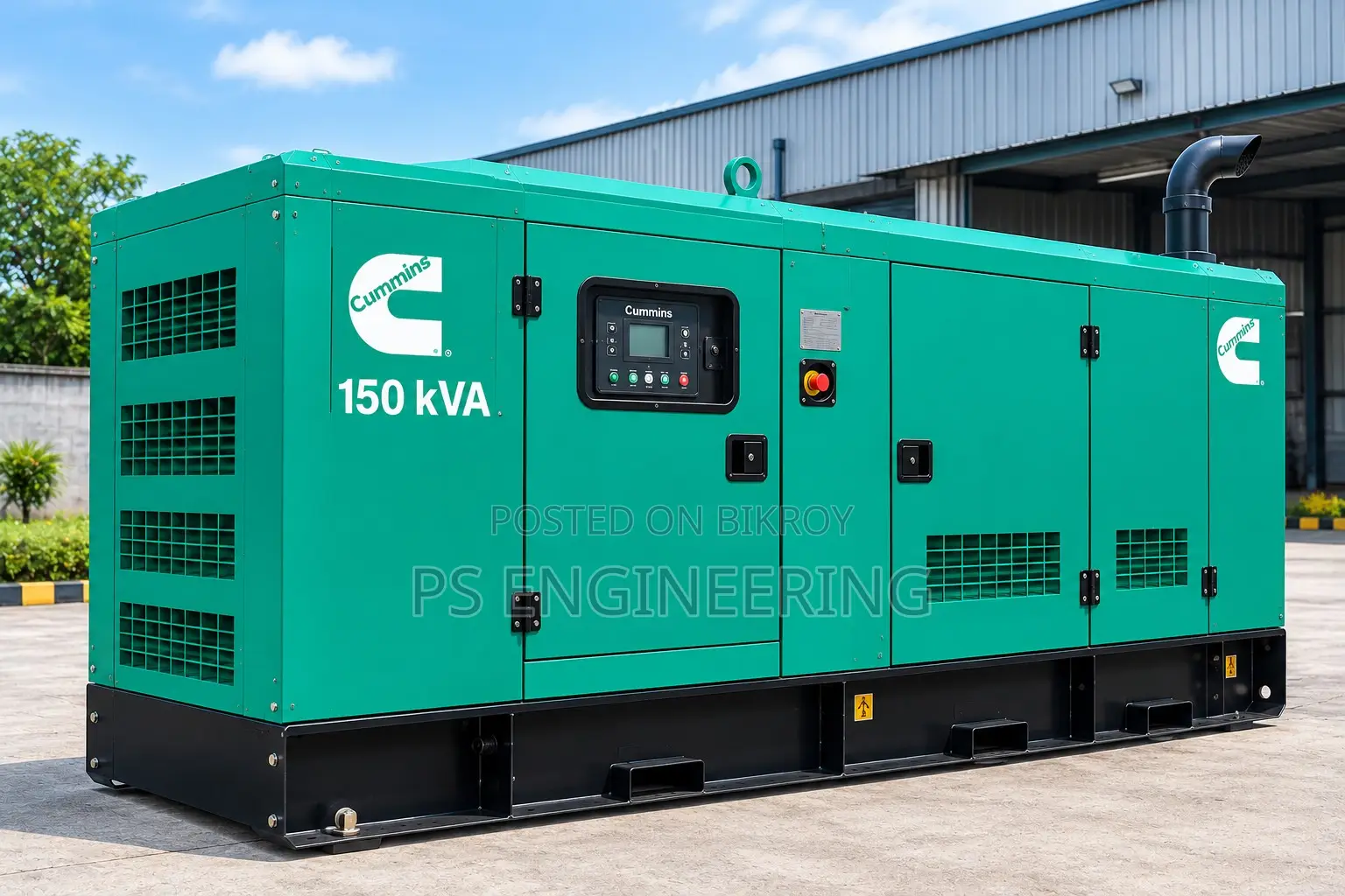 Brand New 150KVA Cummins Canopy Diesel Generator Deep Sea Controller
