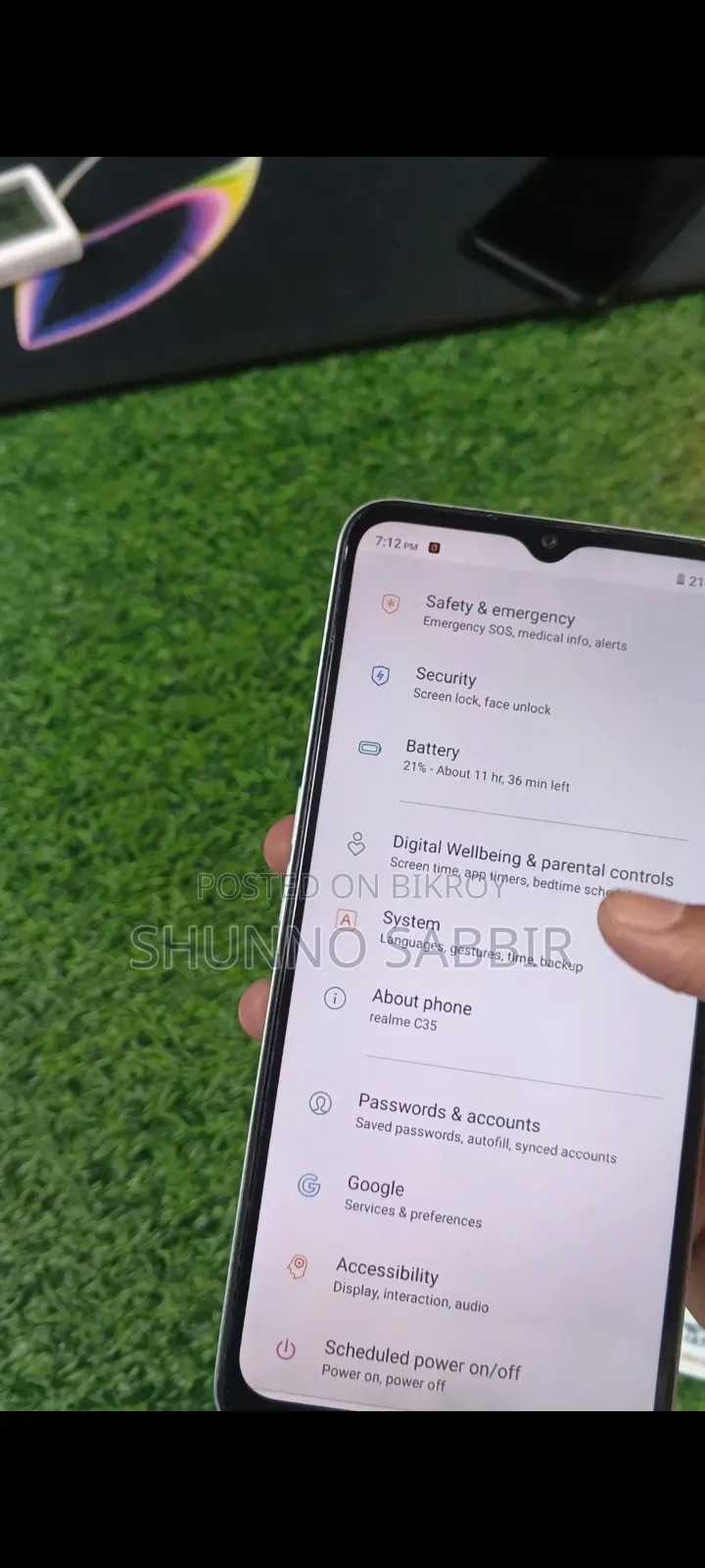 Realme C35 128 GB Green