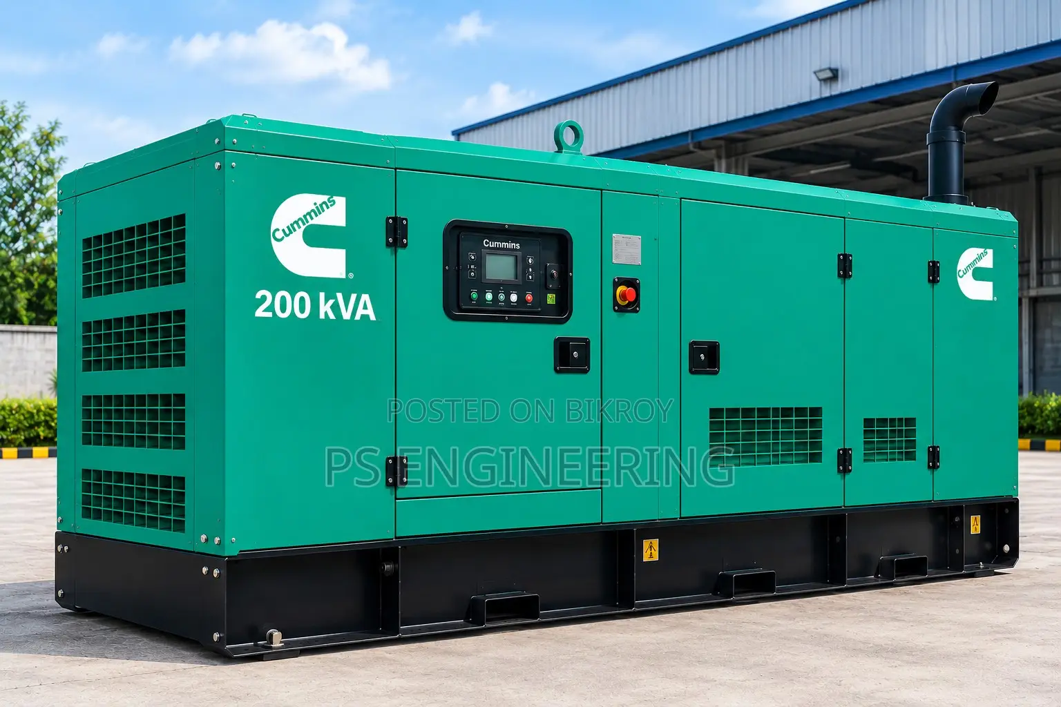 Brand New 200KVA Cummins Canopy Diesel Generator Deep Sea Controller
