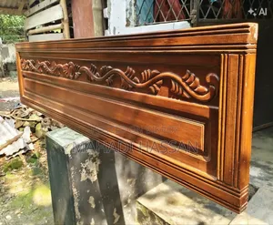 New Mahogany Wood Carved Bed for Sale Used Only 3 Months