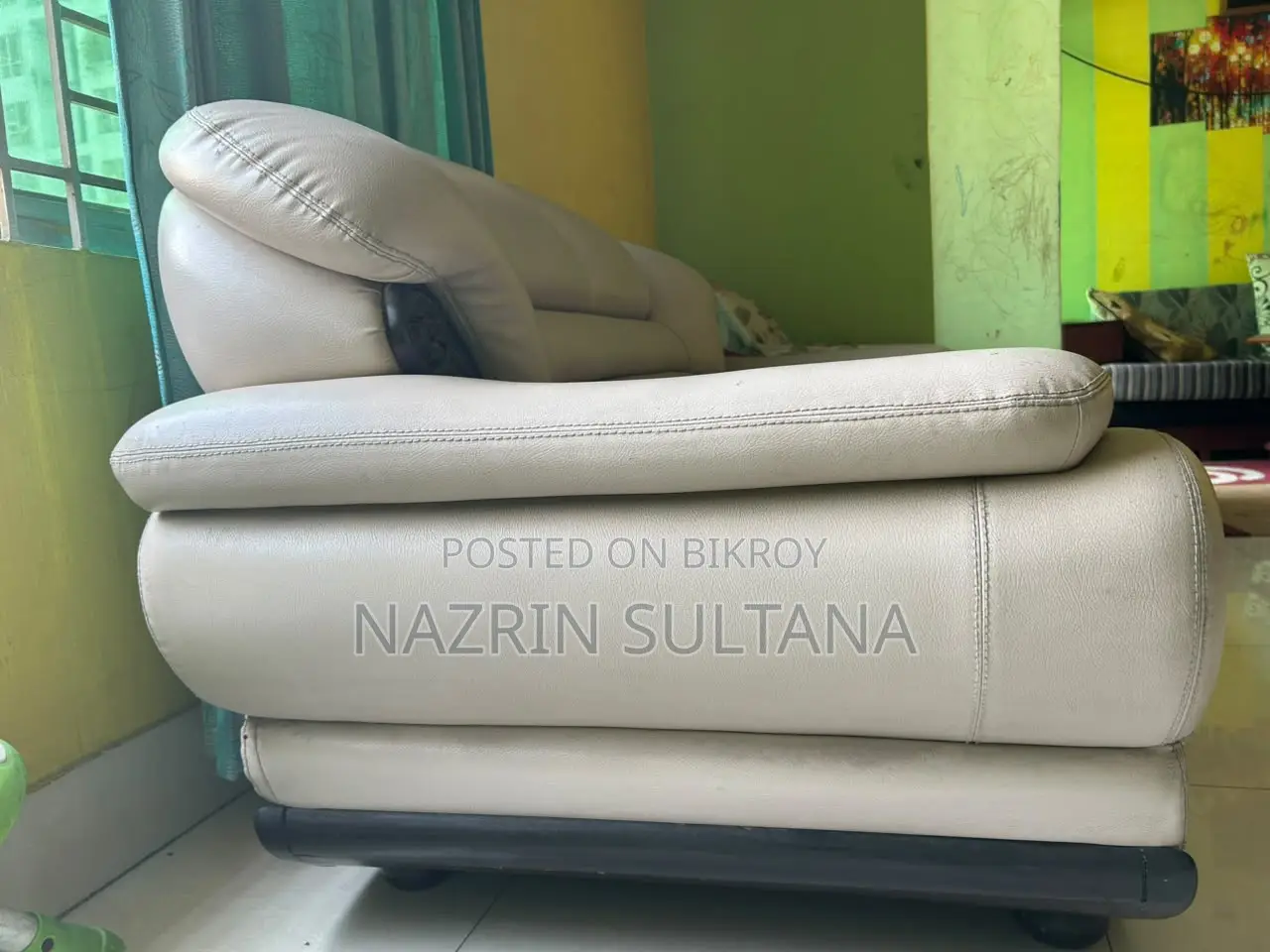 ৩ সেট লেদার সোফা