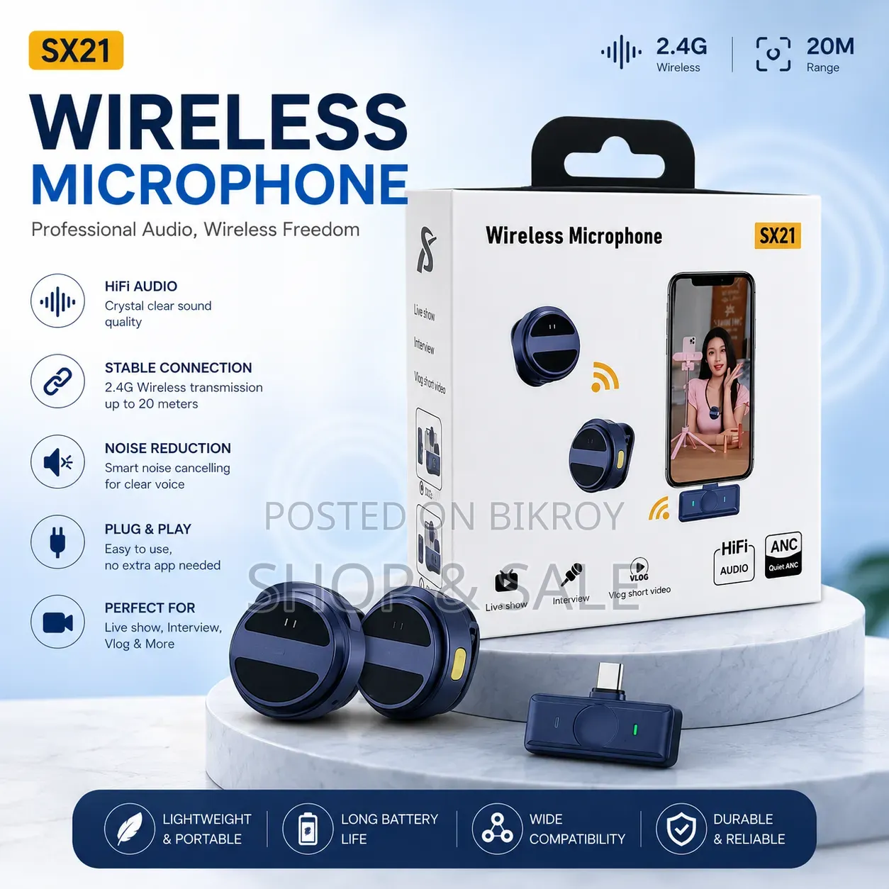 SX21 Wireless Microphone