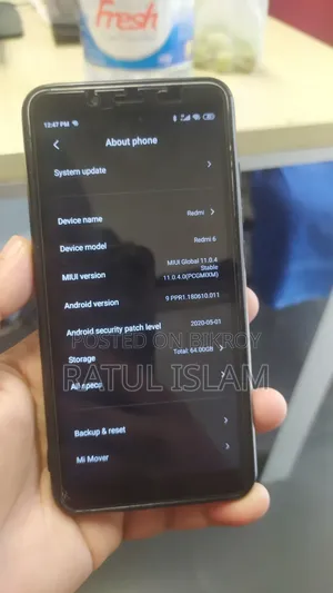 শাওমি রেডমি ৬ ৬৪ জিবি গোল্ড