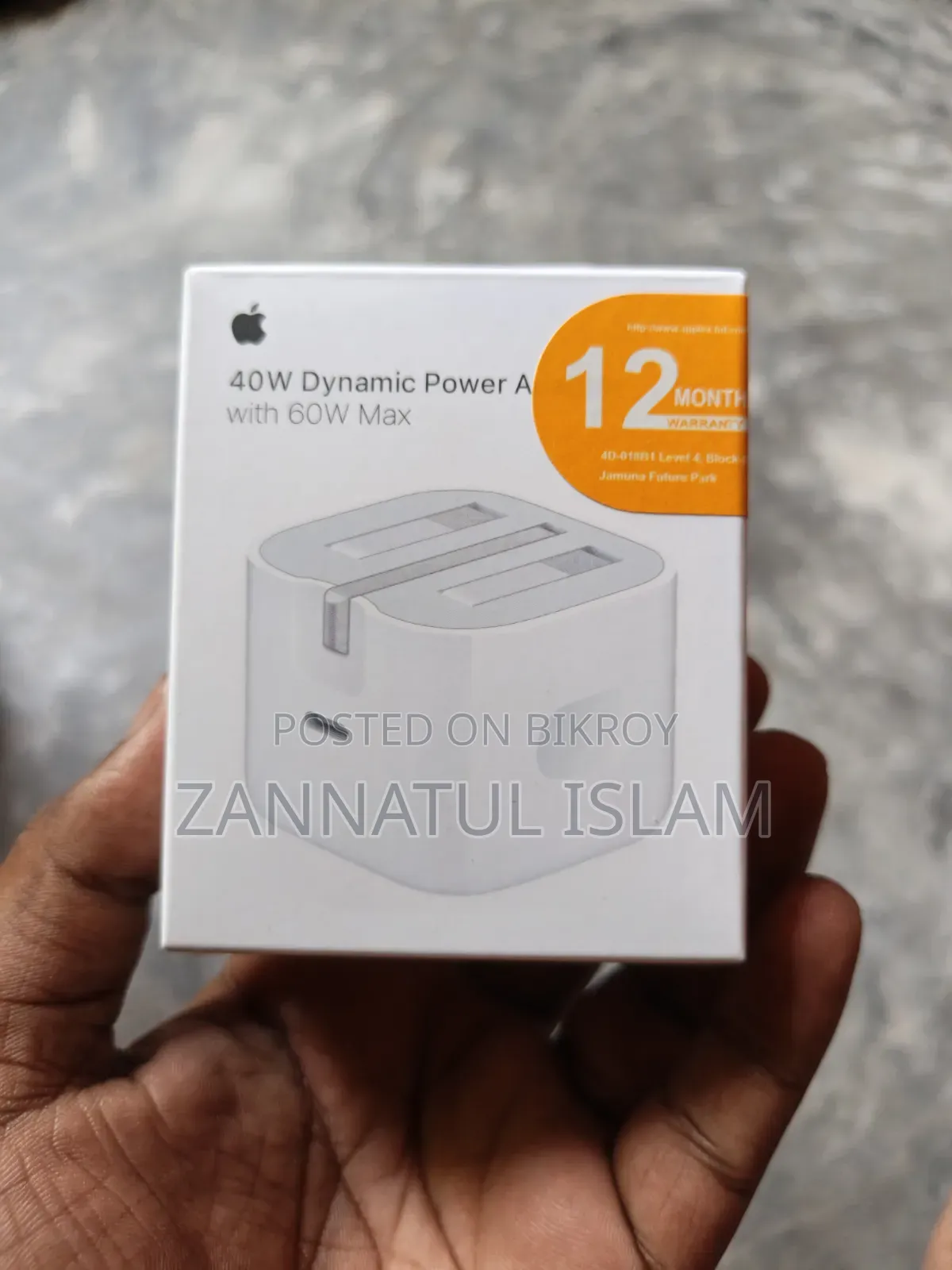 Apple 40w Original Adapter (NFC Supported)