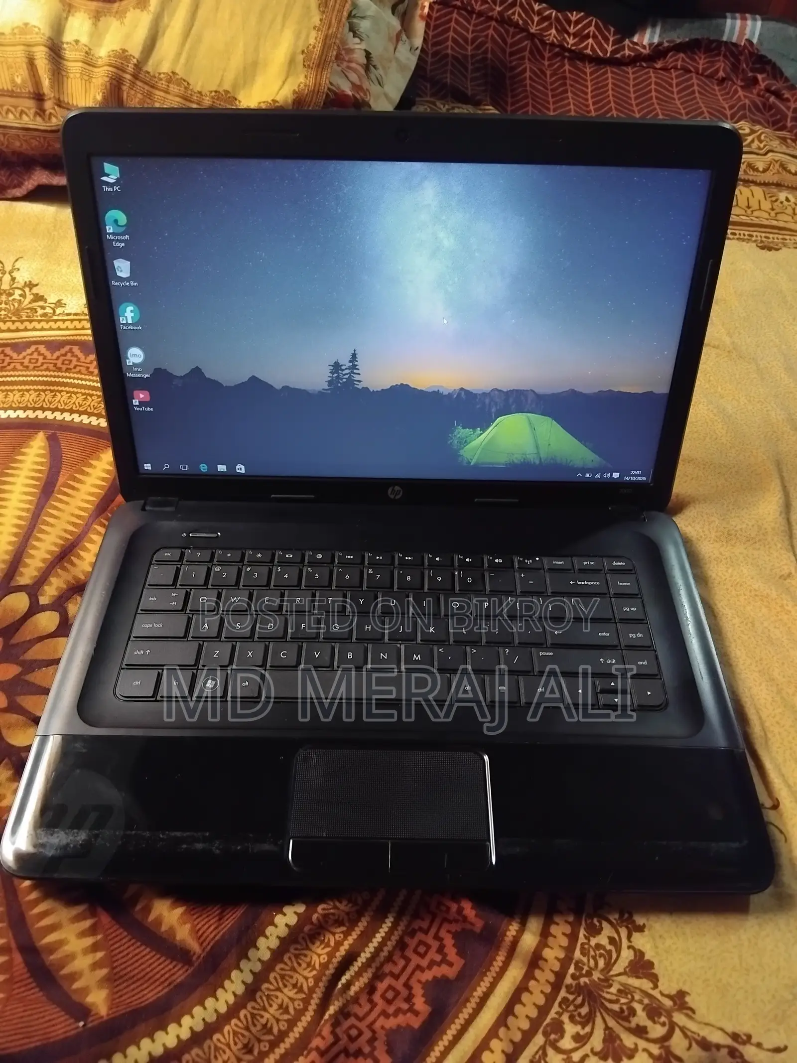 Laptop HP Compaq Presario V2000 4GB Intel Core i3 HDD 500GB