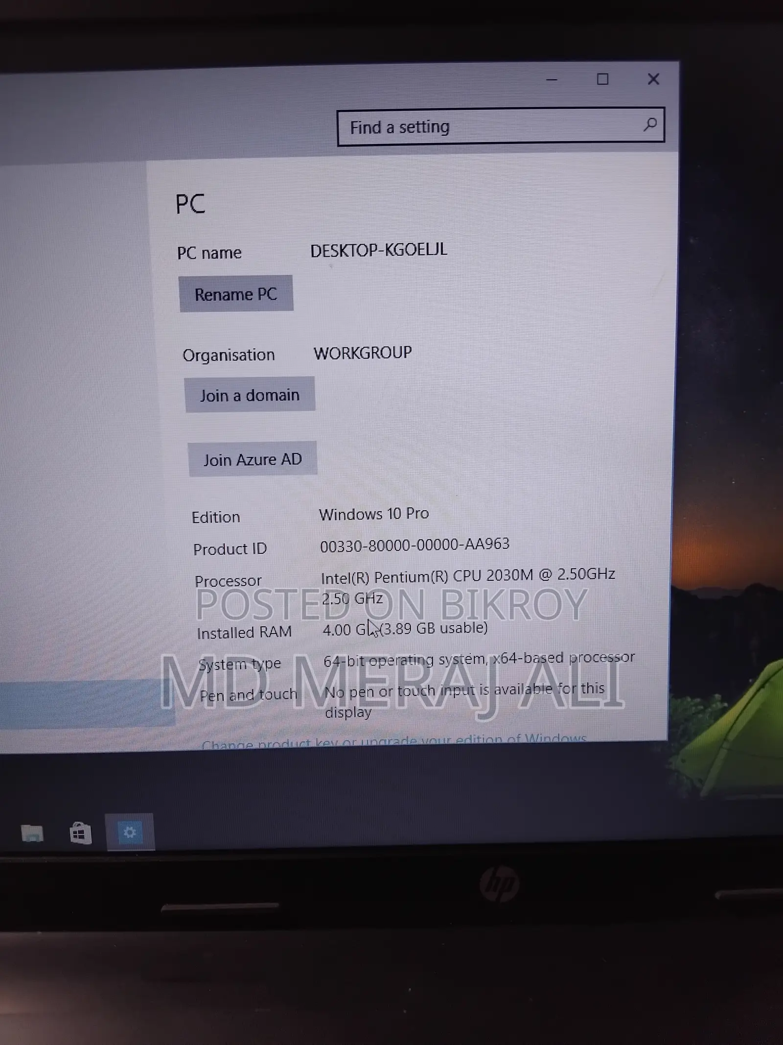 Laptop HP Compaq Presario V2000 4GB Intel Core i3 HDD 500GB