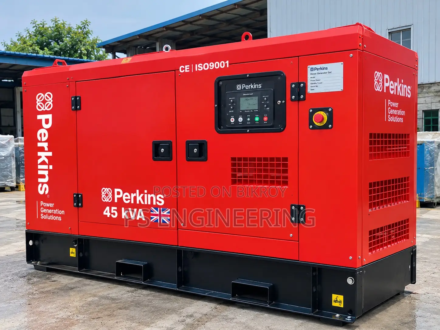 Brand New 45KVA Perkins Canopy Diesel Generator | Deep Sea Controller