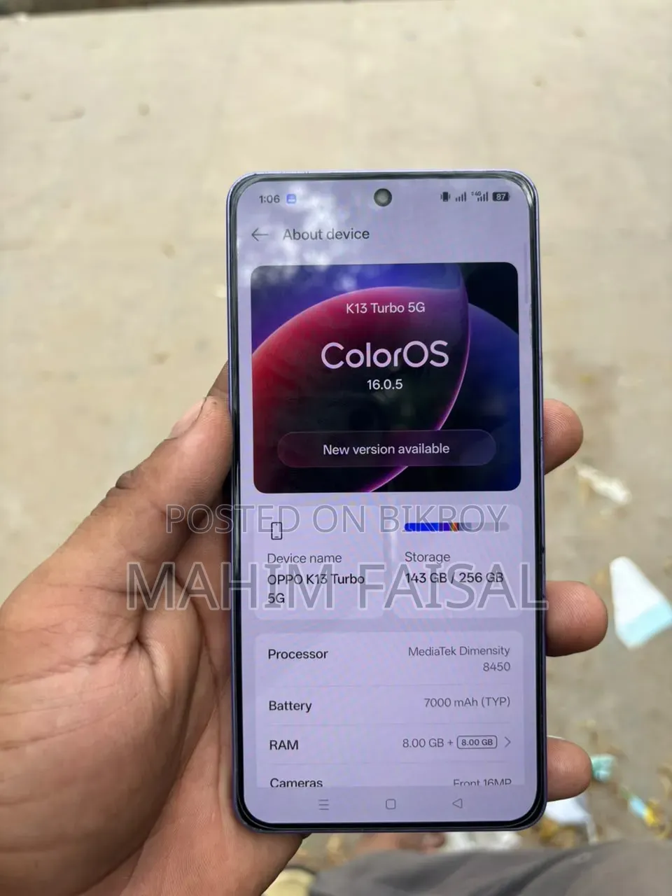 Oppo 256 GB Purple