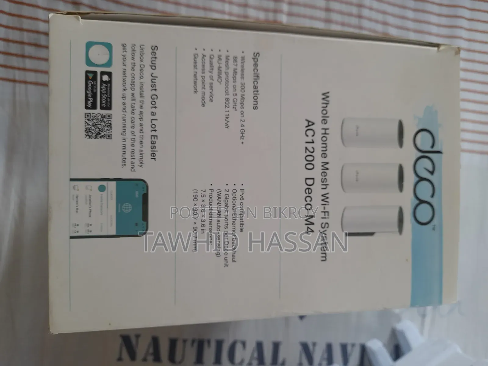 Deco M4 Ac1200 Whole Home Mesh Wifi System