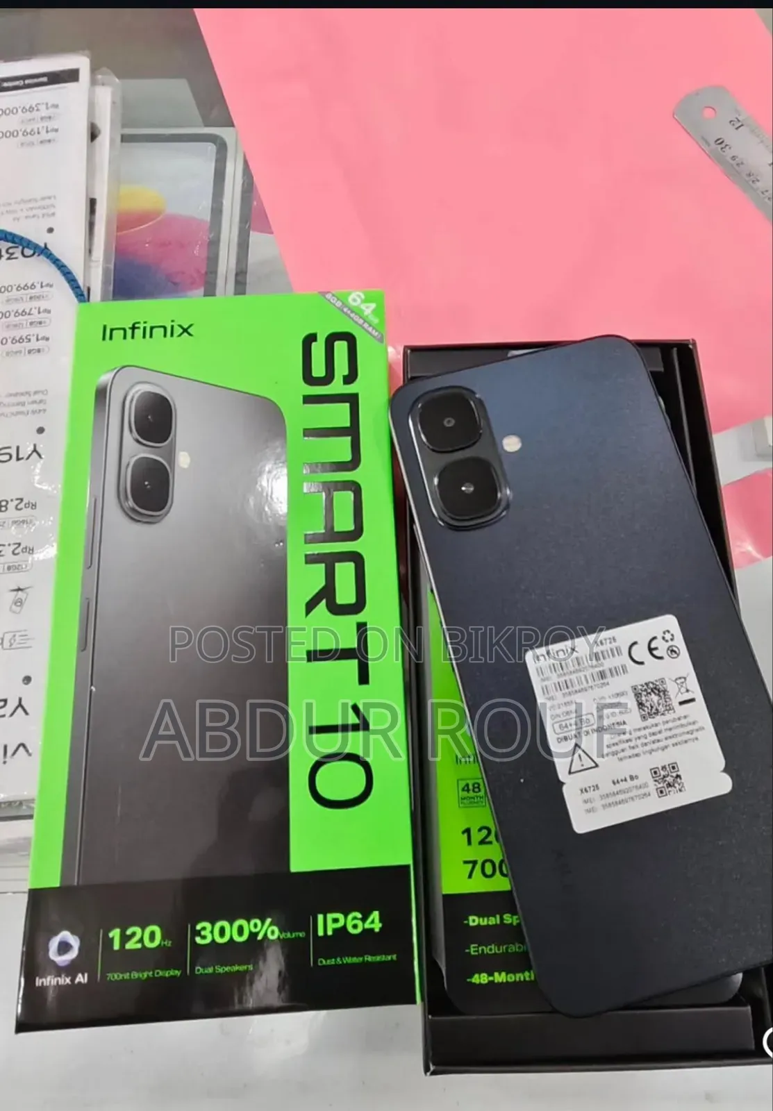 Infinix Smart 10 64 GB Black