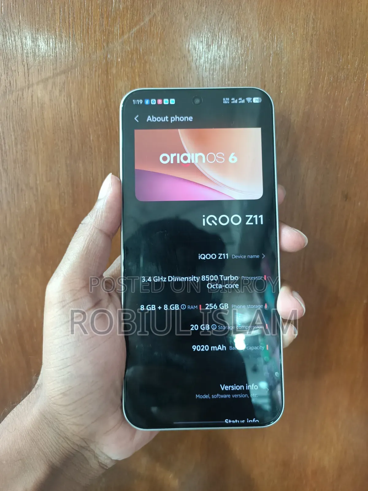 iQOO 256 GB White