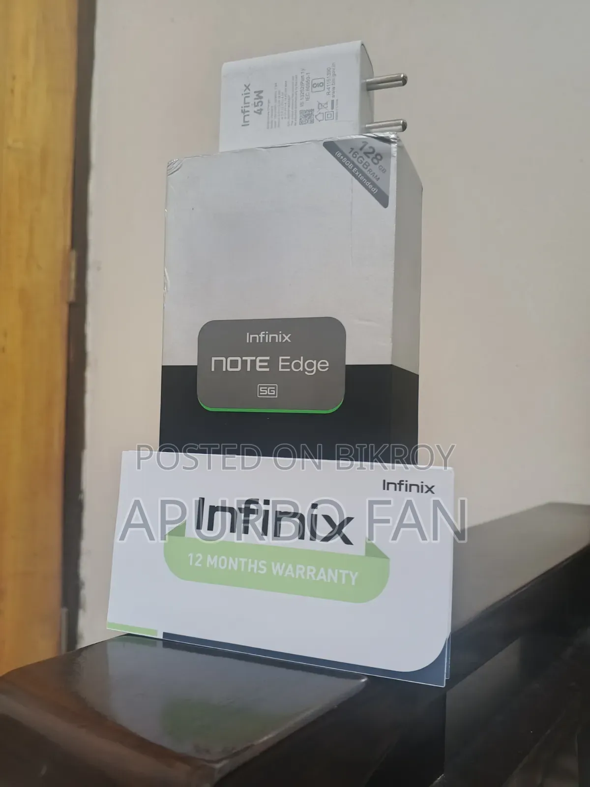 Infinix Note Edge 128 GB Silver