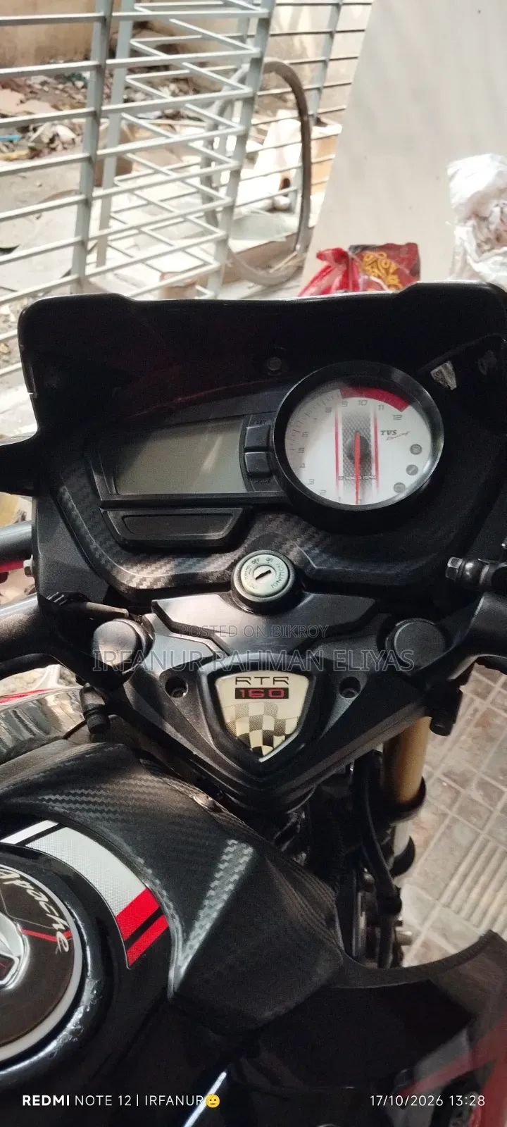 TVS Apache RTR 160 2V 2022 Black