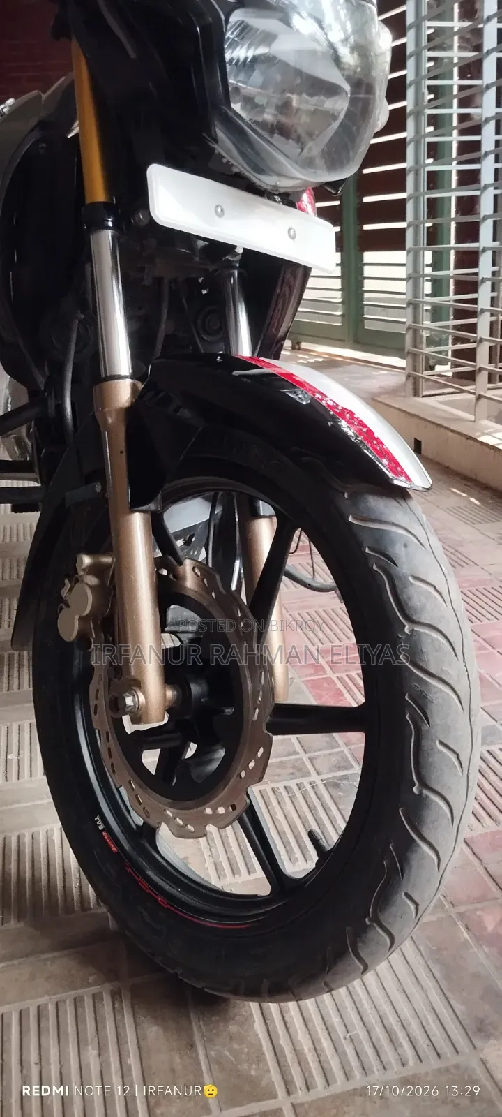 TVS Apache RTR 160 2V 2022 Black