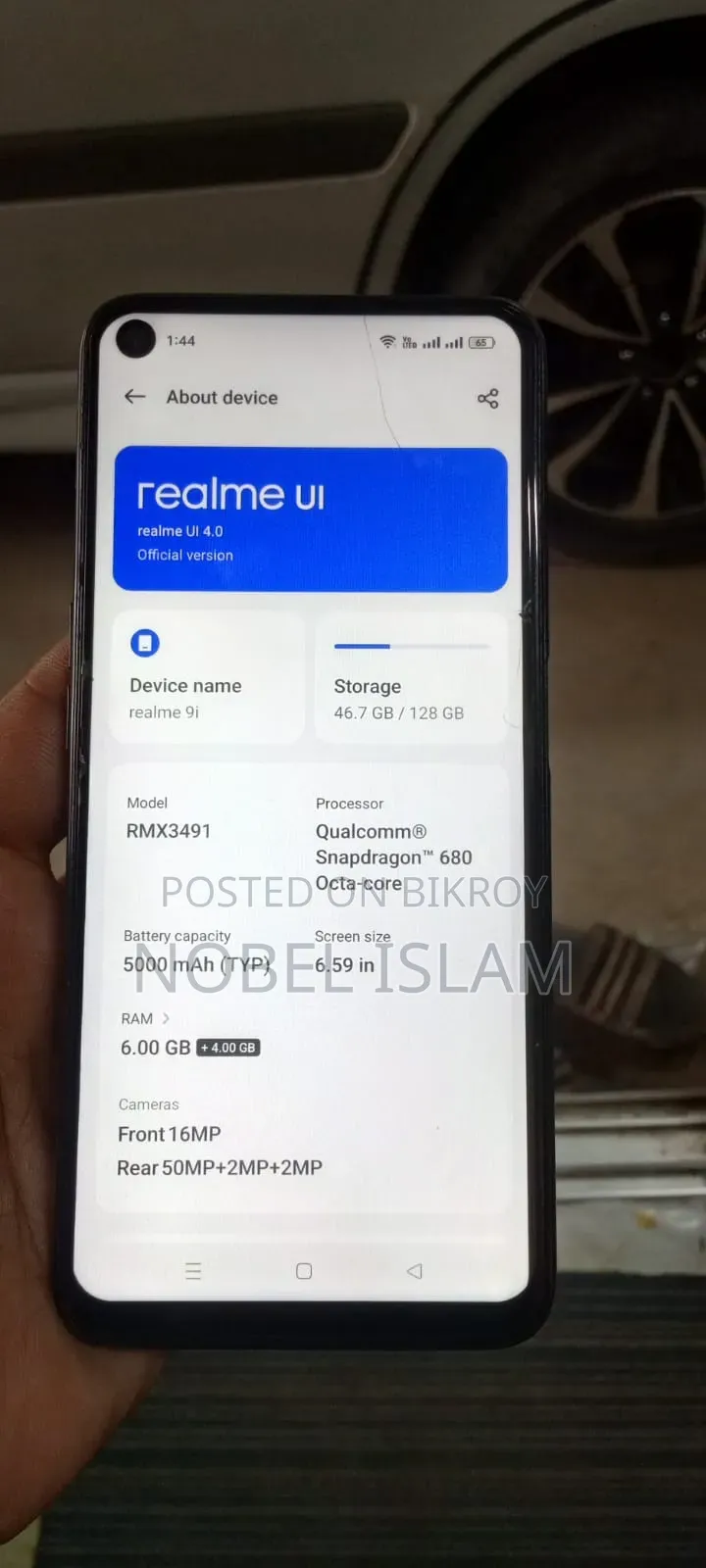 Realme 9i 128 GB Black