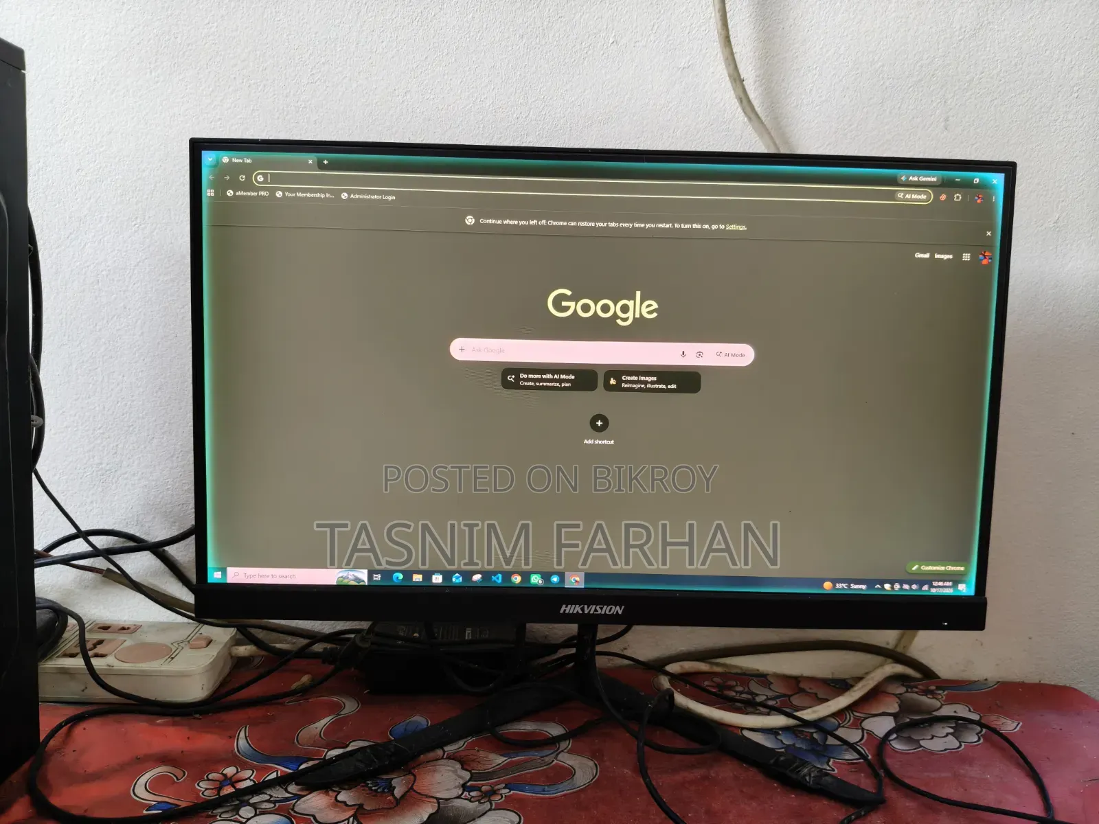 Desktop Computer 8GB Intel Core i5 HDD+SSD 1T